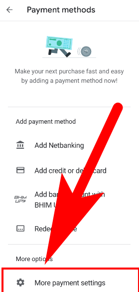 delete credit card details from google play