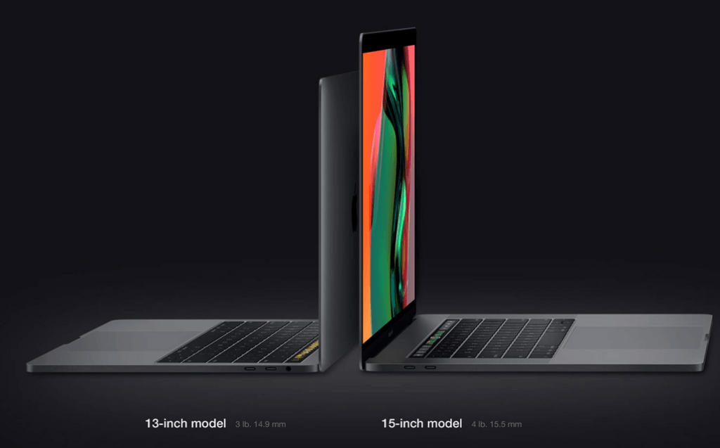 Apple MacBook-Pro 2019 13 inch and 15 inch