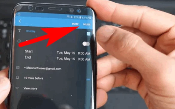 Delete Events from Google Calendar