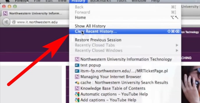 delete cookies in firefox on mac