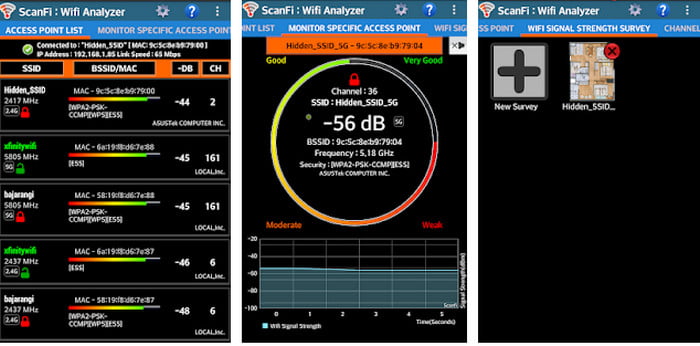 WiFi Analyzer and Surveyor Software