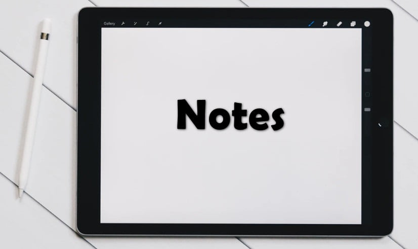 notes on iphone