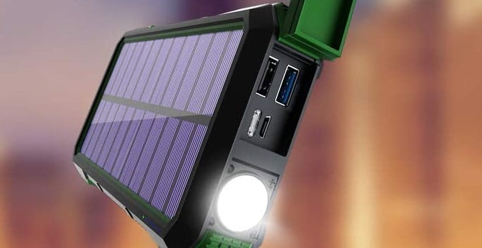 Leo Way Solar Charger Power Bank