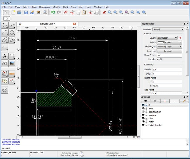 QCAD Software