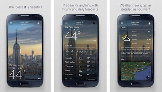 Yahoo Weather App