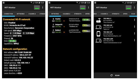 Wifi Monitor app