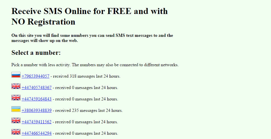free sms online