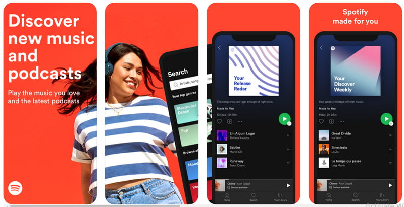 Spotify Music app