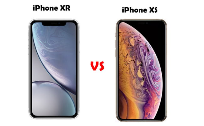 Difference between iPhone XR and XS
