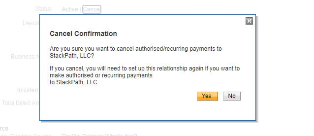 paypal manage automatic payments