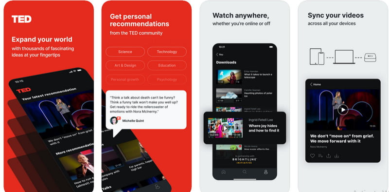 ted app for iPhone