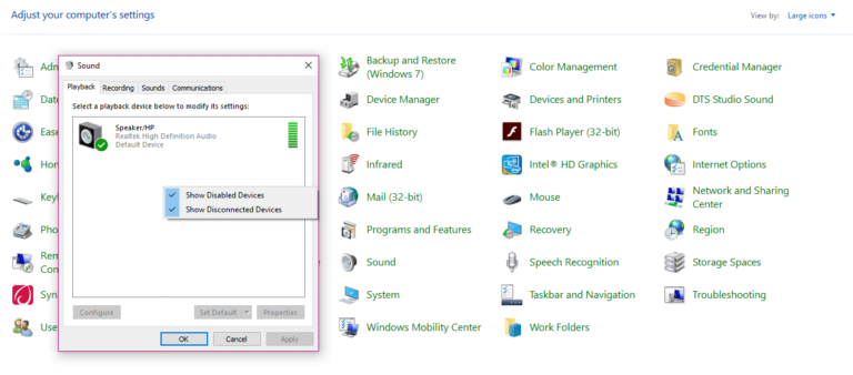 audio device install for windows 10