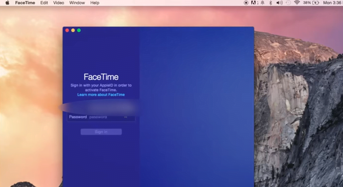 mac keeps getting facetime login popup