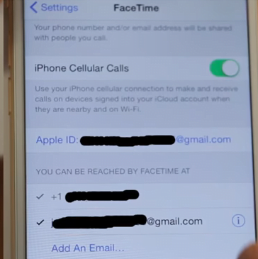 facetime on iphone login