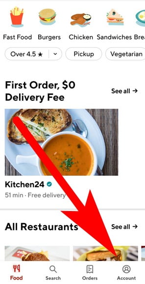 How To Delete DoorDash Account