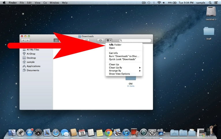 how to make new document on mac