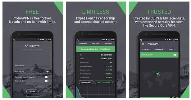 protonvpn download for android