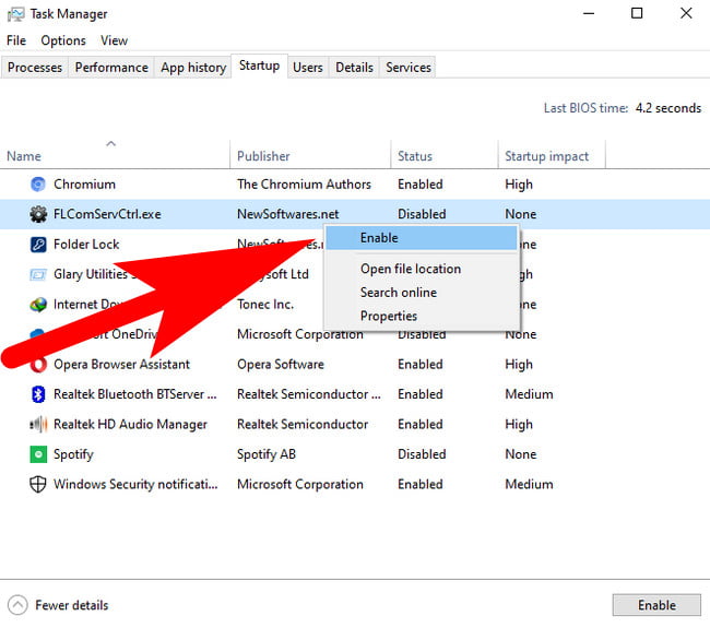 how to change programs that run on startup windows 10