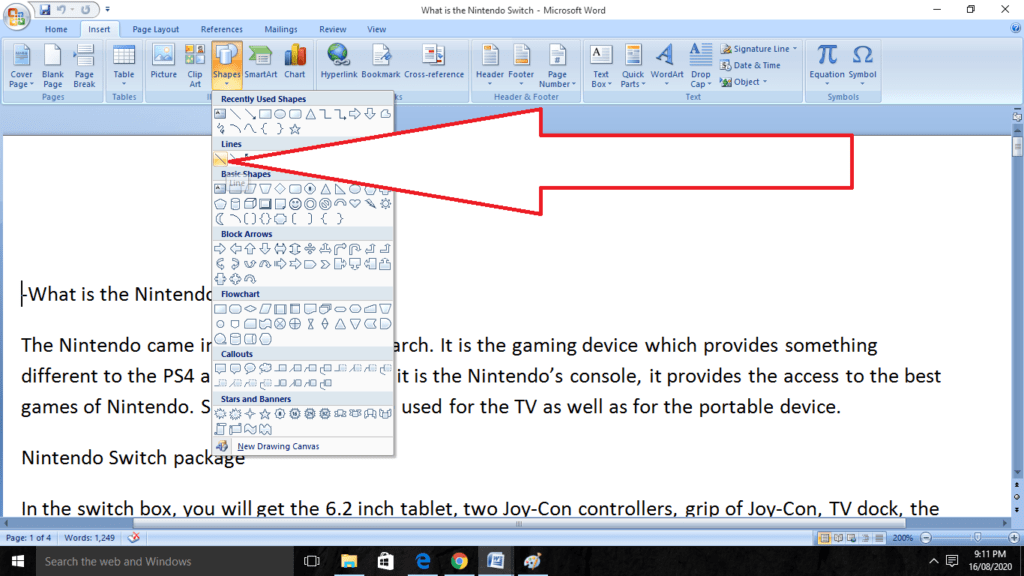 4 Ways On How To Insert A Line In Word KeepTheTech