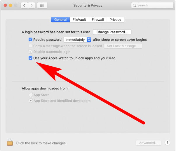 apple watch autologin on mac