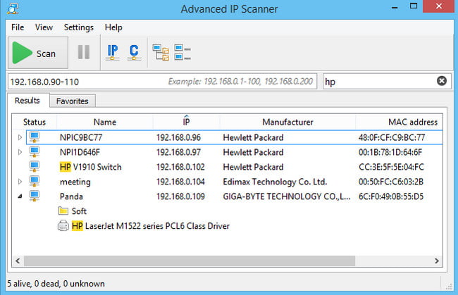 Advanced IP Scanner