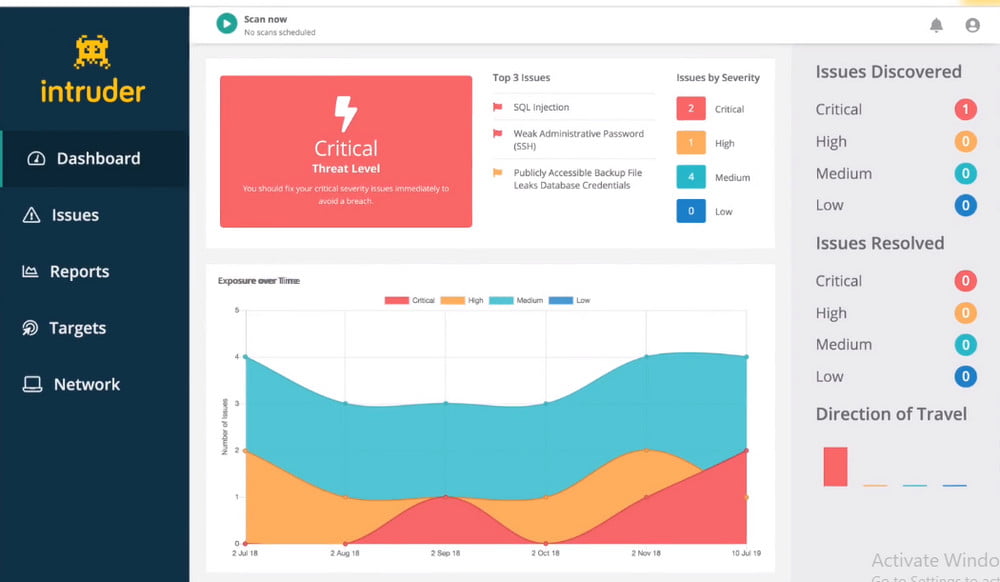 intruder vulnerability scanner
