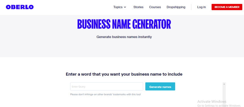 small business name generator