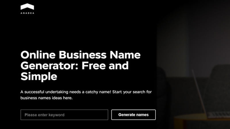 Anadea business name generator