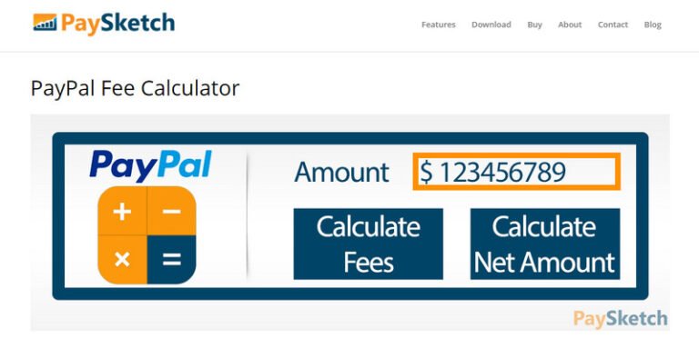 paypal fees for receiving money calculator