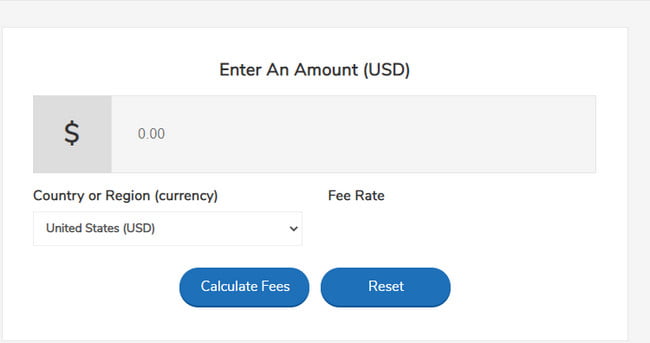 reverse paypal calculator