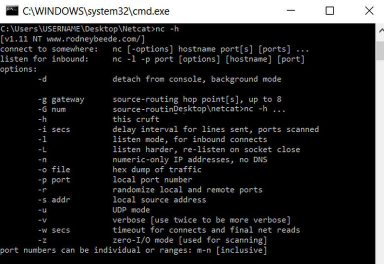 download netcat windows 10