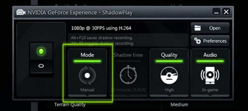nvidia shadowplay not recording