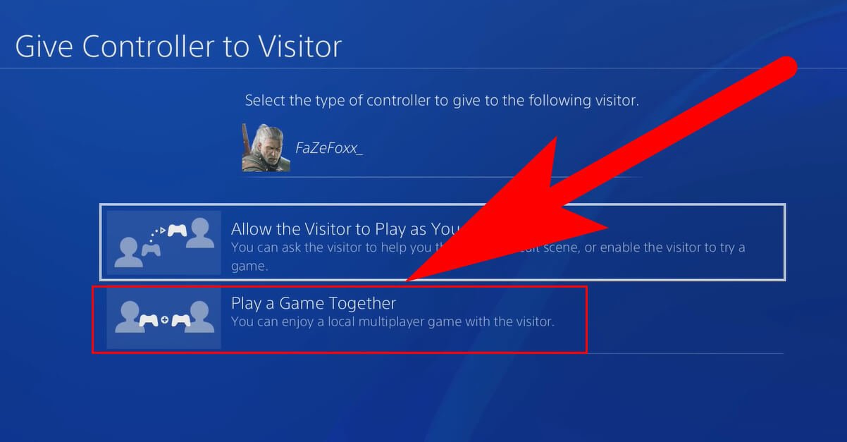 how to play games with friends on PS4