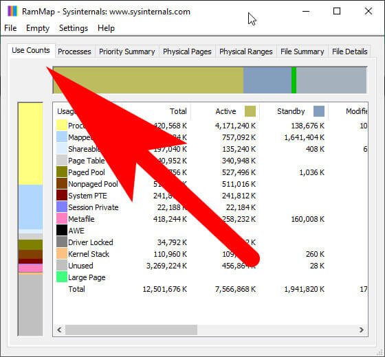 how to use rammap