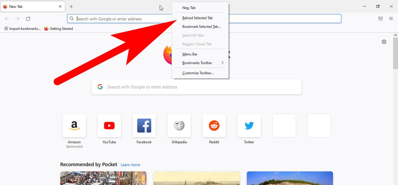 how to open a closed tab